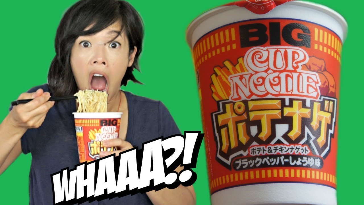 🇯🇵CHICKEN NUGGET & FRIES Flavor Cup Noodle Ramen vs. DIY Taste Test