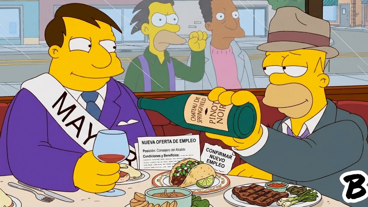 El Nuevo Empleo De Homero. Los Simpson en español recopilación