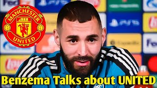 🚨Karim Benzema talks about Manchester united.😱 You won't believe what he said. ✔️CONFIRMED.