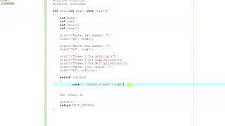 C Programming switch statement - Part 2