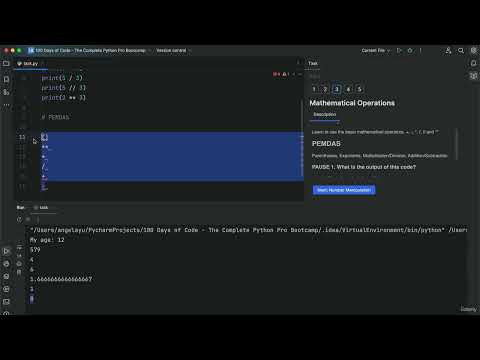 Mathematical Operations in Python                                       #python #pythonprogramming