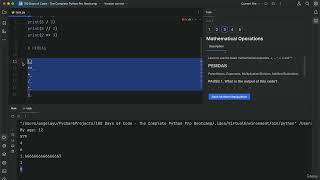 Mathematical Operations in Python                                       #python #pythonprogramming