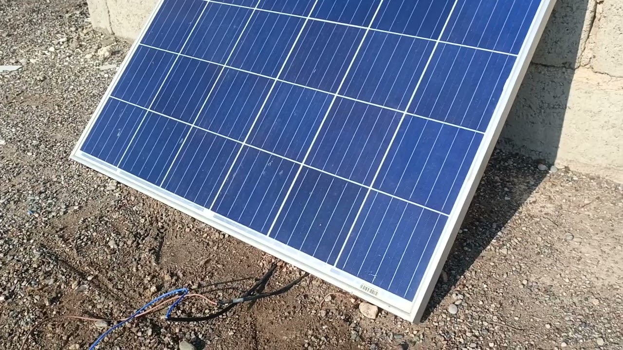 تشغيل ماطور تصفية المياه على الطاقة الشمسية اوشحن لوح شمسي واحد فقط مباشر