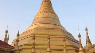 Sunset from Kyaik Than Lan Pagoda in Mawlamyine, Myanmar