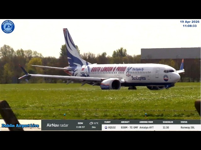 Dublin Airport Live (EIDW/DUB) -  Sunday 19th April 2026