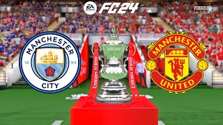 FC 24 | Manchester City vs Manchester United - Emirates FA Cup Final - PS5™ Gameplay