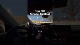 Tesla FSD Handles It Better Than Humans #fsd #tesla #teslafsd