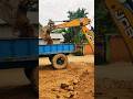 JCB 3dx is Cutting The Soil and Loading it on the tractor 🚜. #shorts #ytshorts #jcb #tractor #viral