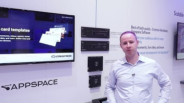 Digital Signage with Crestron and Appspace at InfoComm 2018