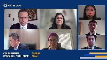 University of Waterloo - 2021 CFA Institute Research Challenge Global Finals