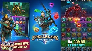 Spellblade: Match-3 Puzzle RPG Android Gameplay HD screenshot 1