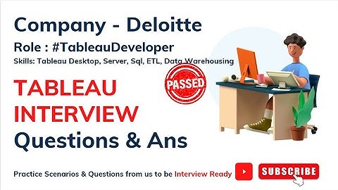 Tableau Developer Interview Deloitte|@TechiRahul