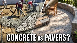 Concrete vs Pavers for your patio