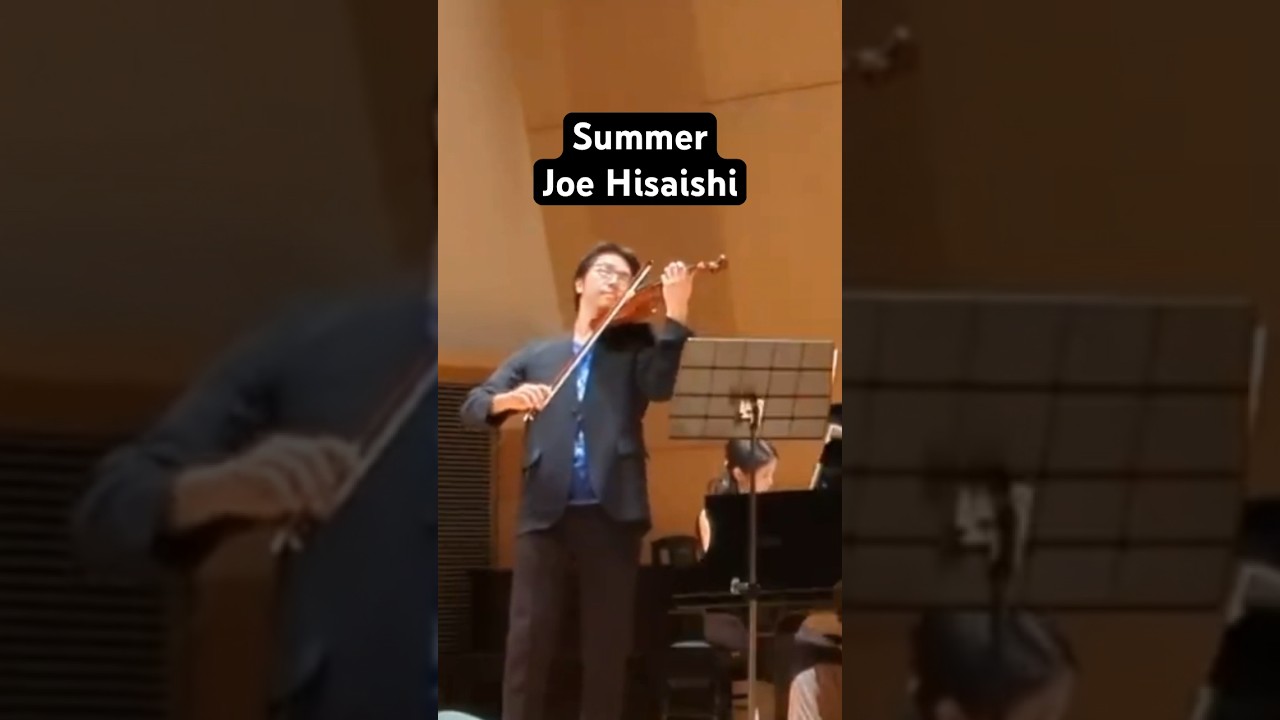 Summer - Joe Hisaishi #summer #久石譲 #violin #piano - YouTube