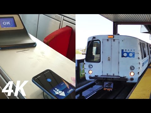 ⁴ᴷ⁶⁰ Mobile Clipper Card Testing: Using Mobile Clipper on BART (Pittsburg/Bay Point - Pleasant Hill)