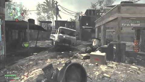 MW3 Random Throwing Knife Across The Map