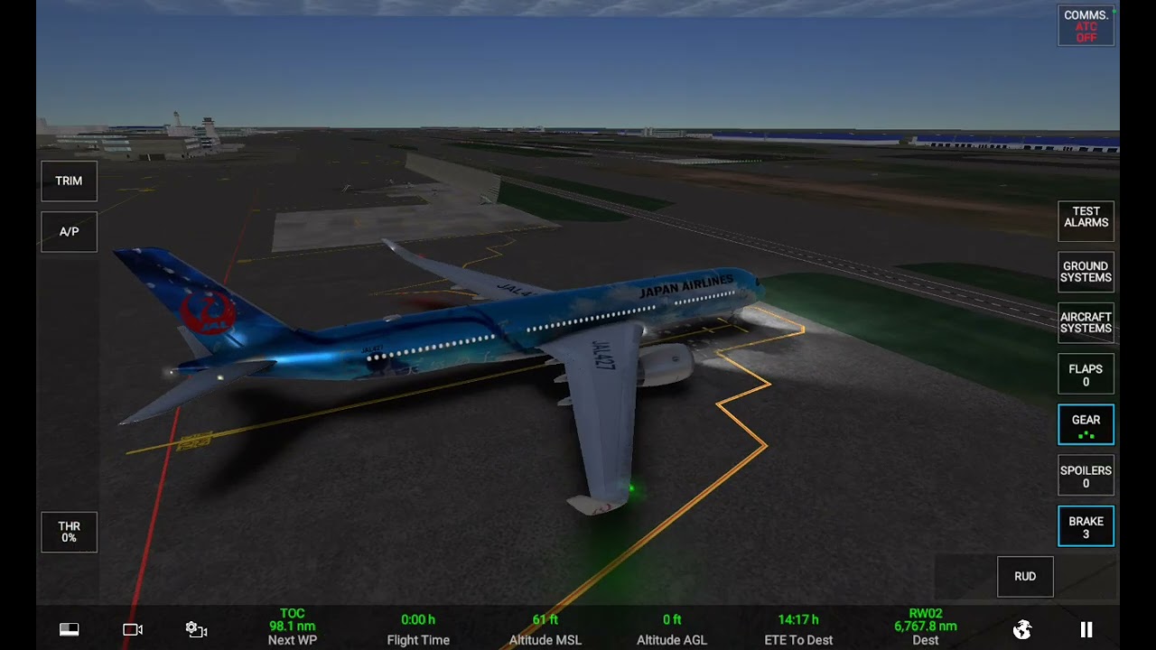 Miami Florida (KMIA) to Iwakuni Japan (RJOI) [A359] [JAL] [Japan Airlines] 