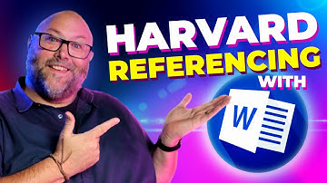 How to Harvard Reference in Microsoft Word