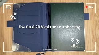the final 2026 planner unboxing | Sterling Ink, Traveler’s Company
