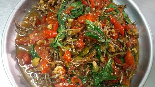 Resep dan cara masak ikan teri cabe daun kemangi