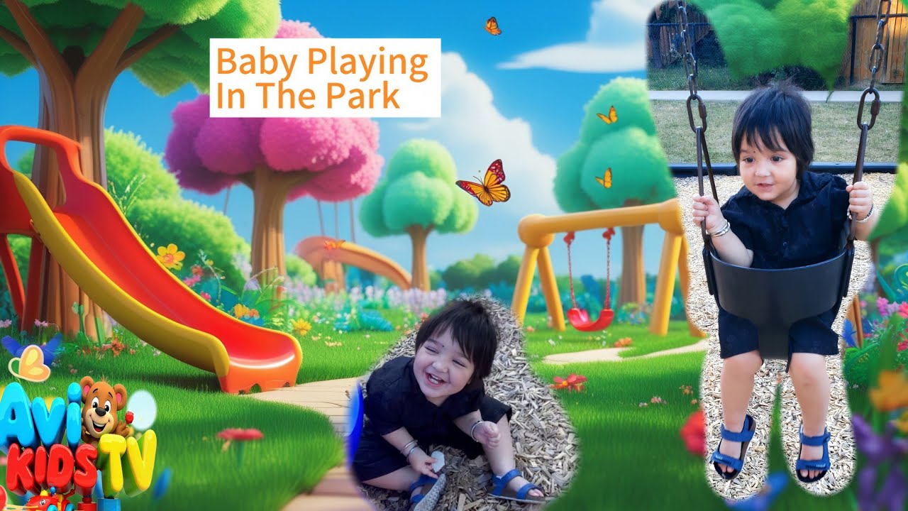 Baby in the Park 👶🌳 | Swing Fun Kids Rhyme | Aviraj Nursery Rhyme | Avi Kids Tv