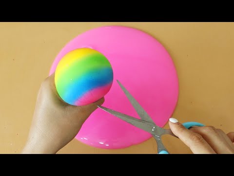 Slime <strong>Coloring</strong> Compilation <strong>with</strong> Clay,glitter ! Most Satisfying Slime Video★ASMR★#ASMR