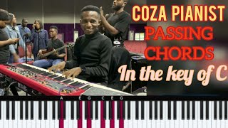 Gospel Piano Breakdown | Learn Passing Chords from Coza Pianist in the key of C