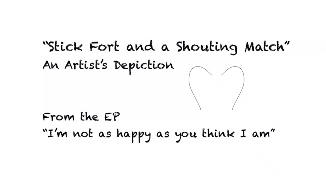 “Stick Fort and a Shouting Match” - An Artist’s Depiction