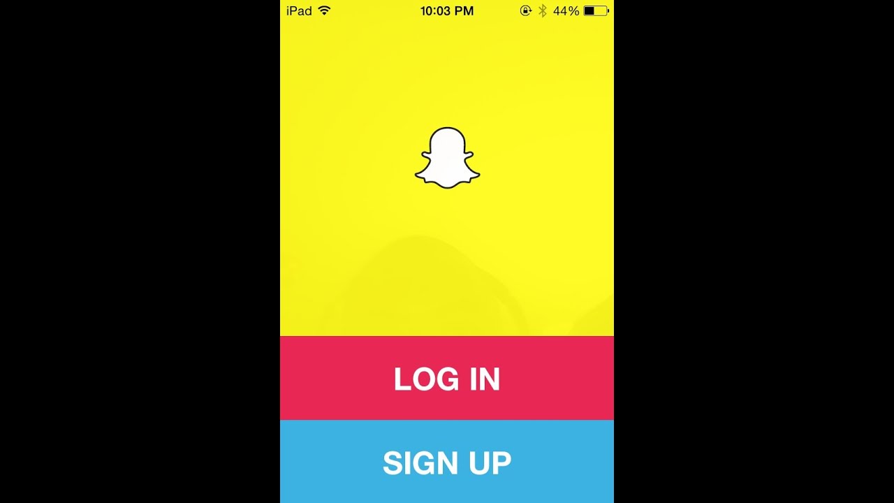 Snapchat download ipad