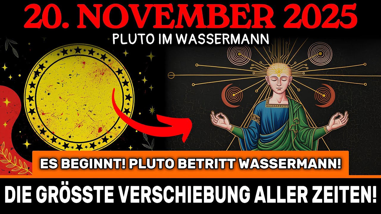 ES BEGINNT! PLUTO BETRITT WASSERMANN! 20. November - Die GRÖSSTE Verschiebung - ALLES ändert sich!