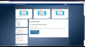 How to set up your user name and password for Aqua Excel