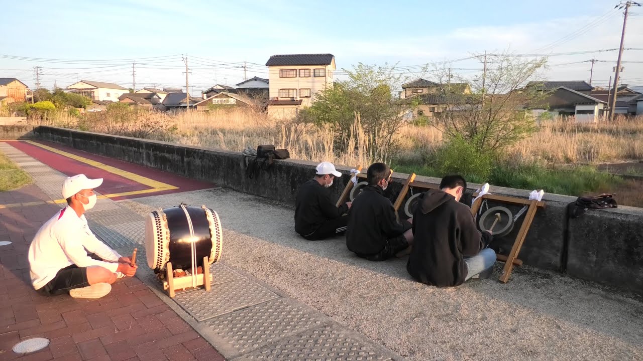 宇島祇園2022に向けて　神明元町囃子練習