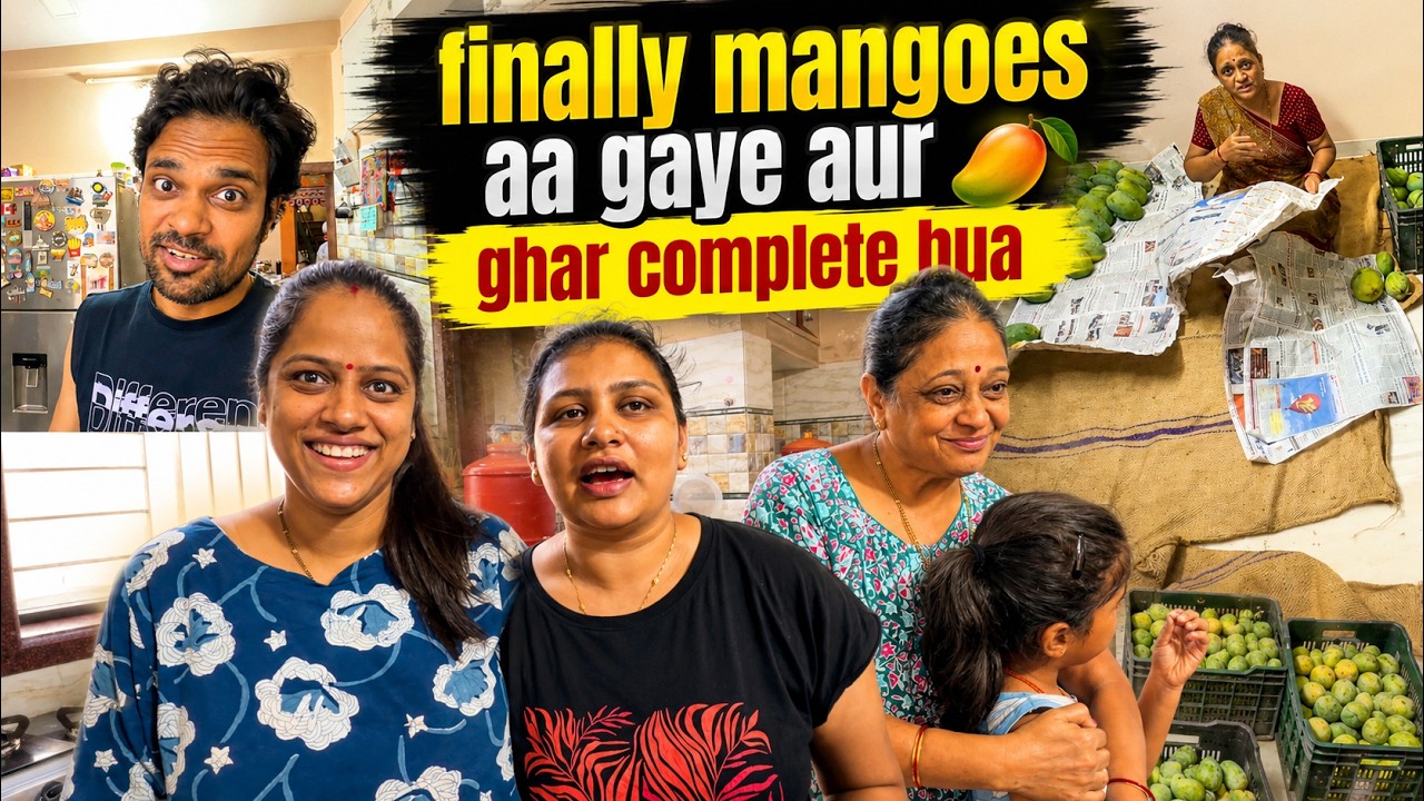 Sarika surat aa gayi aur ghar par 120 kilo mango laaye !