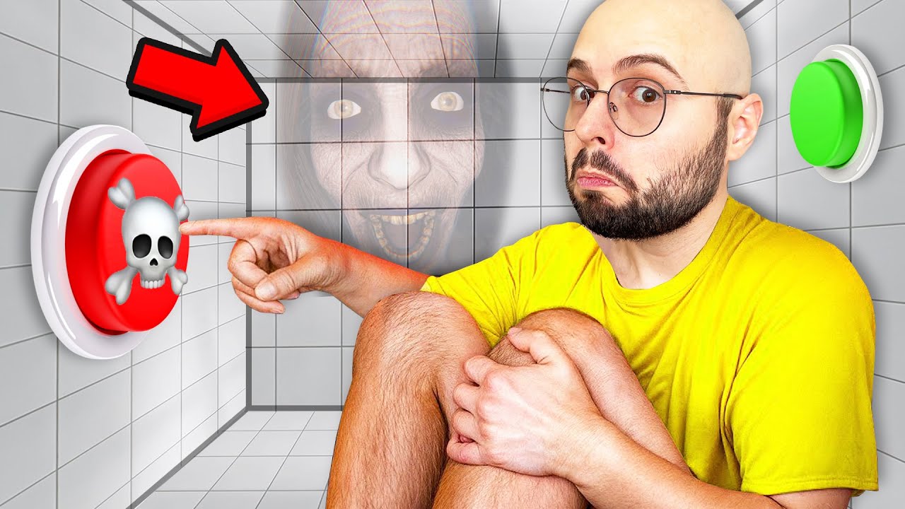 Un joc HORROR cu 100 de BUTOANE BANTUITE (m-am speriat)