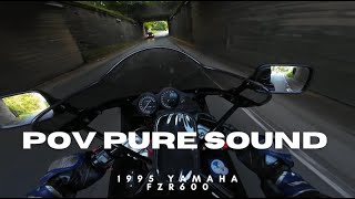 POV Ride | 1995 Yamaha FZR600 Genesis | Chill Ride – Pure Exhaust Sound, No Talking