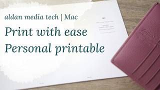 Print with ease Personal aldan media tech Mac