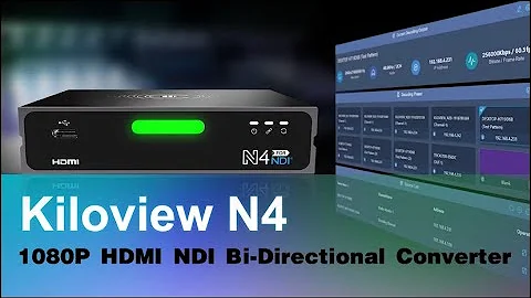 Kiloview N4 for NDI® 1080P60 HDMI 2.0 NDI Encoder/Decoder