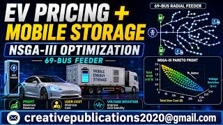 EV Pricing and Mobile Energy Storage Optimization | NSGA-III on a 69-Bus Feeder