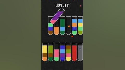 water sort puzzle - level 991