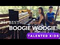 Boogie Woogie awesome piano cover by 13 y.o Danielle & 9 y.o Noé!