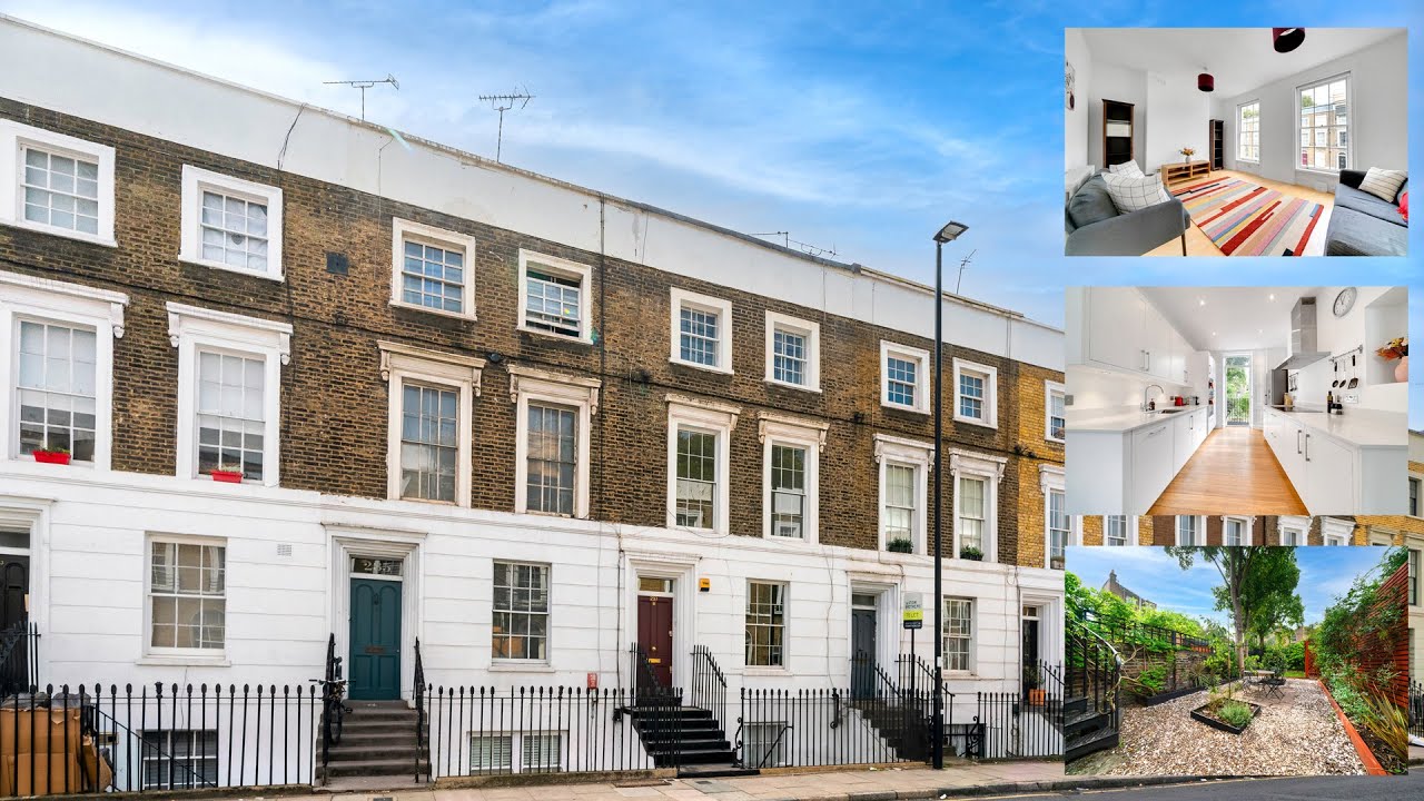 For Sale 3 Bedrooms with Garden  113 Sq.m. 1216Sq.ft.  New North Road Islington London N1
