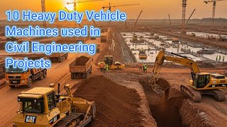 10 Mighty Machines Shaping Our World: Civil Engineering Heavy Equipment in Action