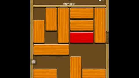 Unblock me free solutions intermediate level 1 ( android and ios app solutions all levels )