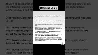 1st amendment , McAllen Texas … learn your constitutional rights .