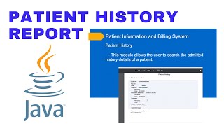 How to search and view a Patient History in hospital system