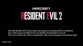 Resident Evil 2 Minecraft Map under development by me