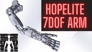 HOPELite: Open-source, DIY, humanoid robots: First Draft of 7DOF Arm