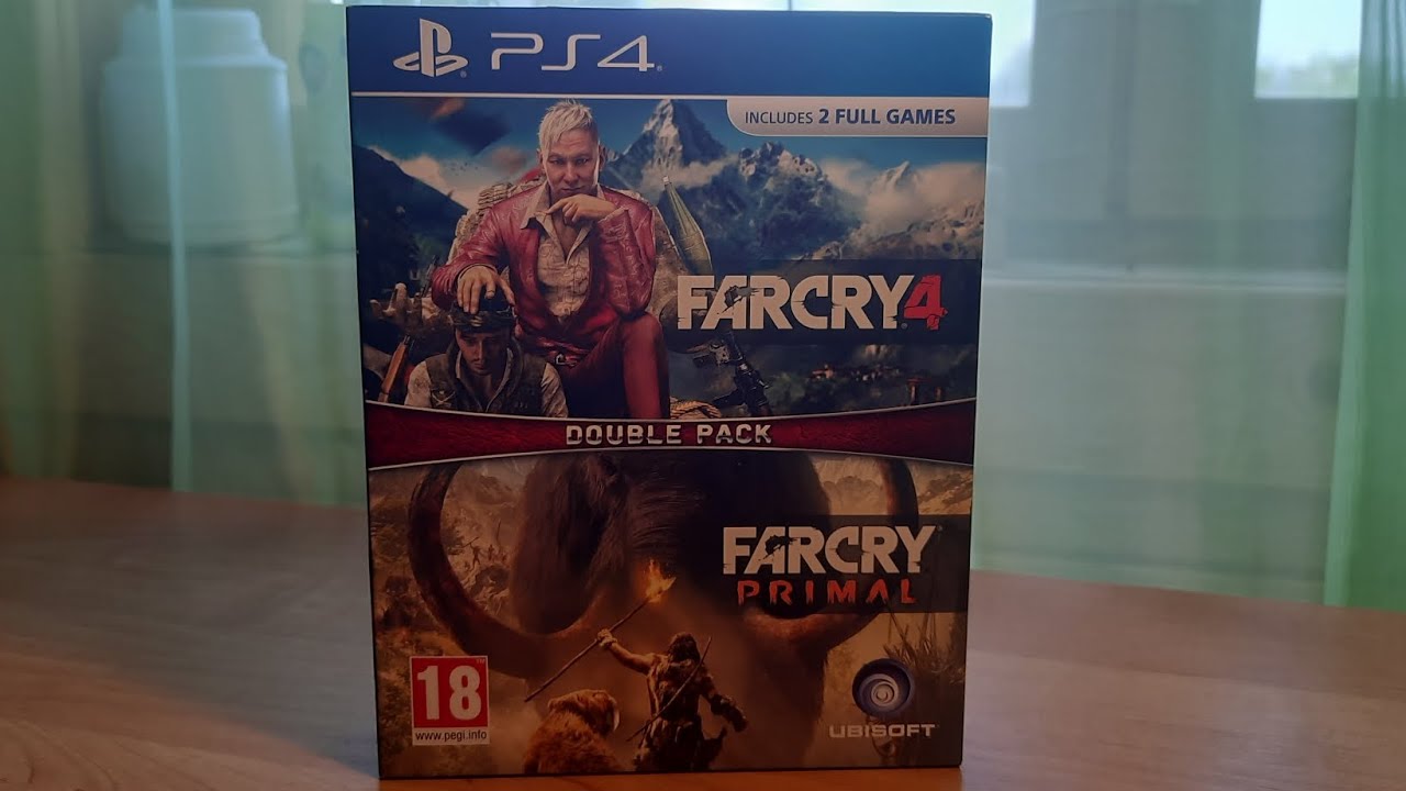 Распаковка FAR CRY 4 + FAR CRY PRIMAL на PS4