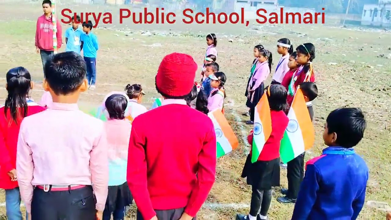 Happy Republic Day, A Free Admission School at Salmari, Surya Public School, Salmari 