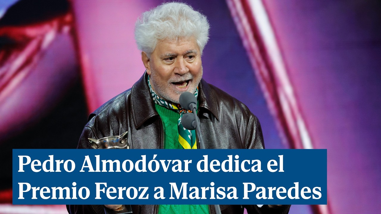 Pedro Almodóvar dedica el  Premio Feroz a Marisa Paredes